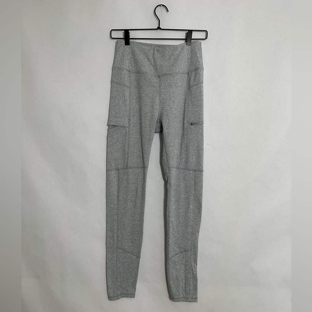 Kyodan Heathike Outdoor Leggings in Grey Mix Size Small High Rise Performance