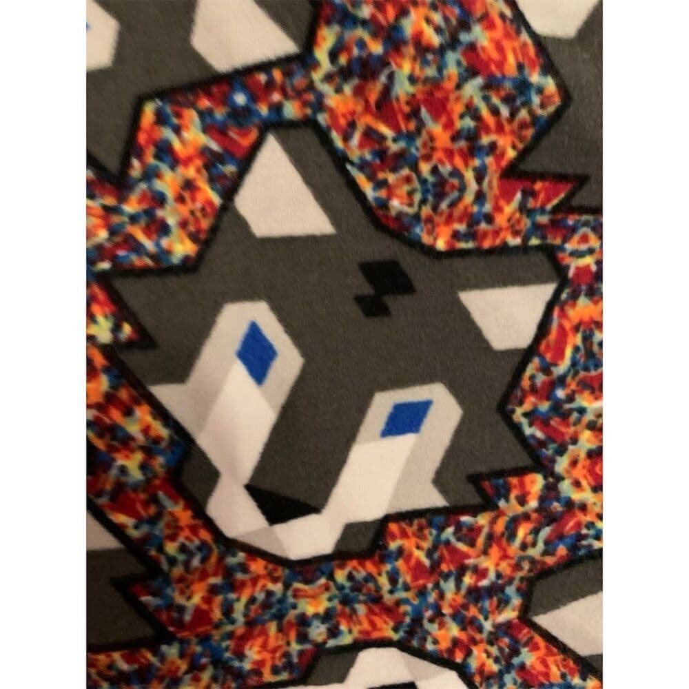 NWT LuLaRoe Leggings Tall & Curvy Pixel Husky Wolf Dog Multicolor UCONN