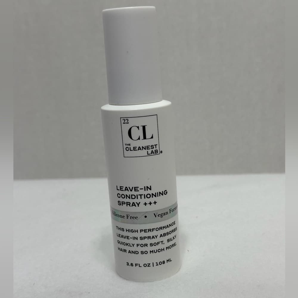 NEW The Cleanest Lab Leave In Conditioning Spray +++ Vegan Silicone Free 3.6oz