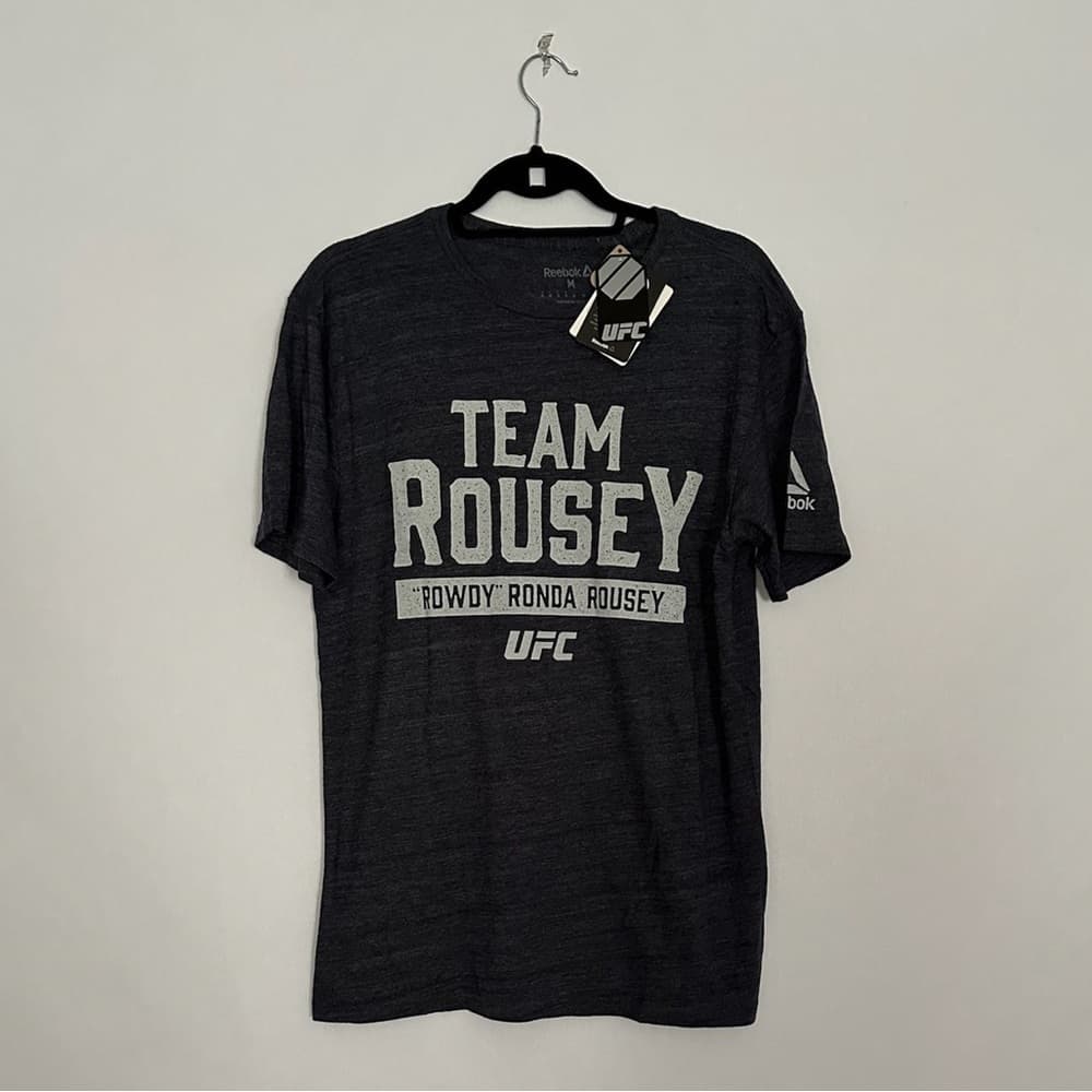 Reebok X UFC Rhonda Rowdy Team Rousey Deadstock T-shirt Tee 2017 Unisex Medium