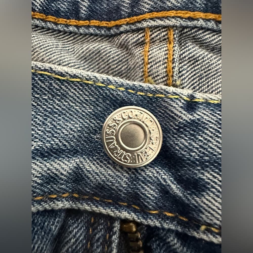 Levi’s 550 Relaxed Fit Blue Denim Jeans 38x32 Men High Rise Classic Vintage Y2K