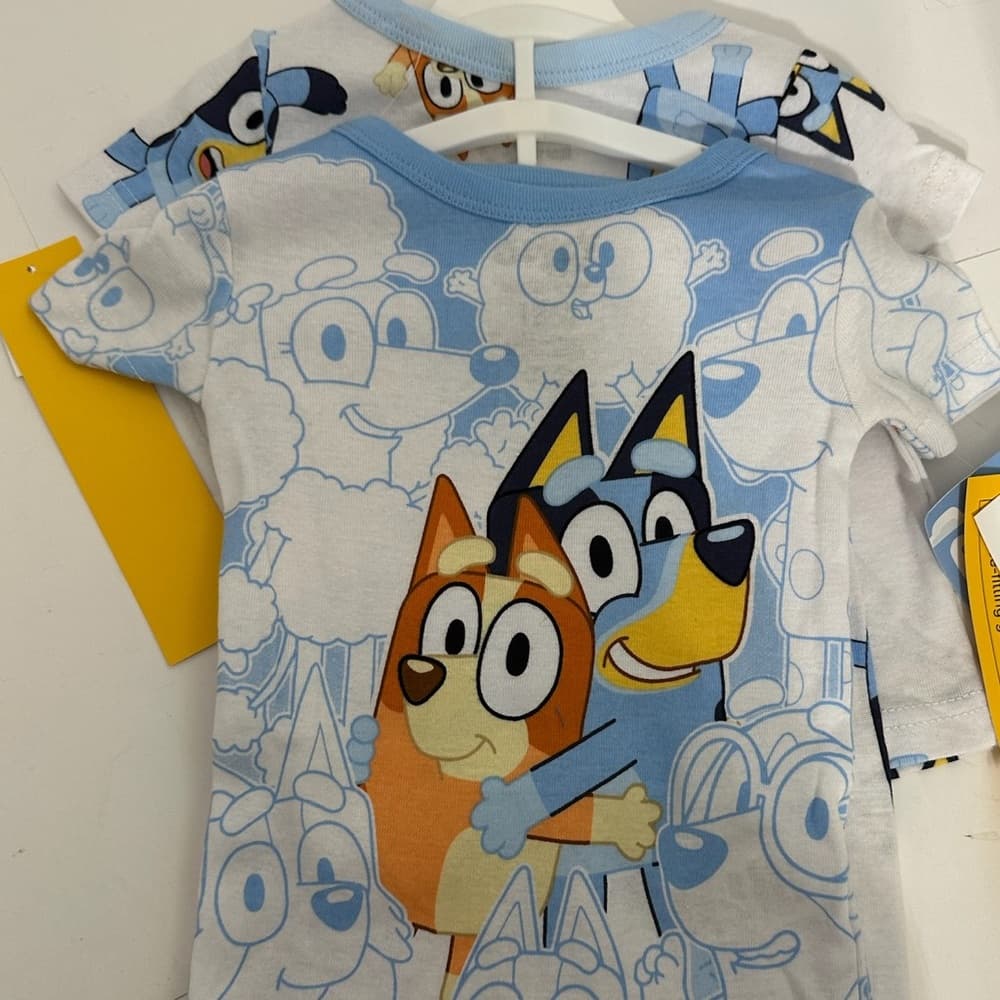 Bluey Toddler Pajama Set Cartoon Sleepwear Kids 18M Great Gift