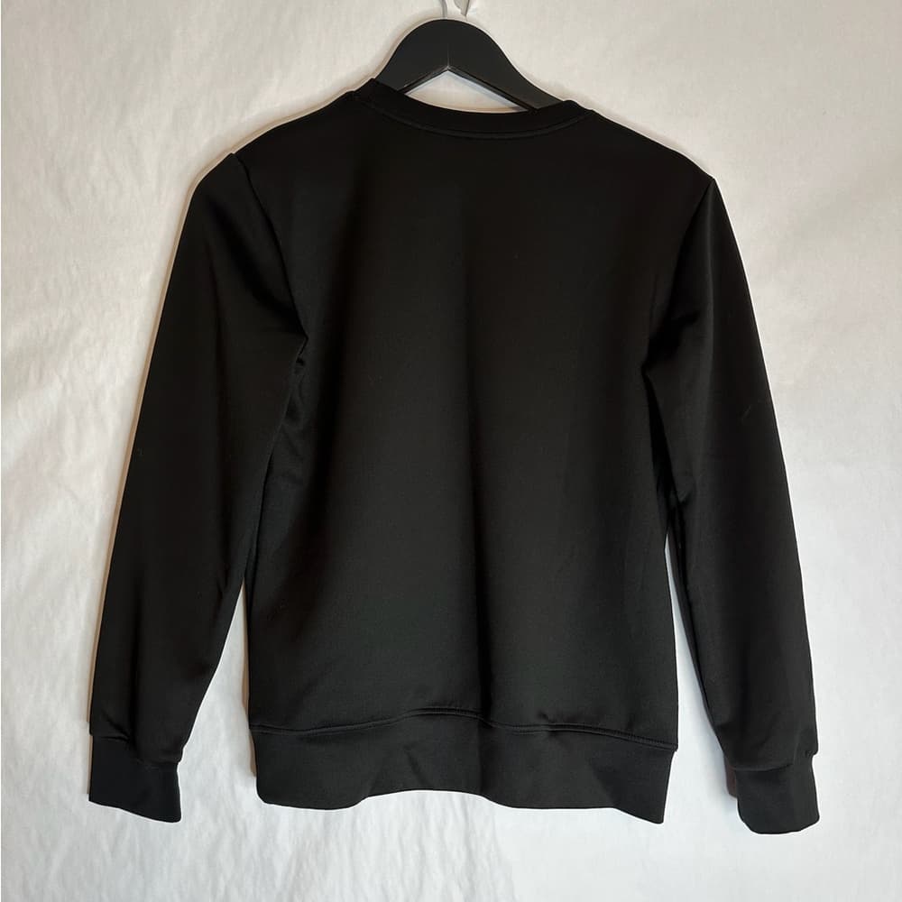 “I Woke Up Like This” Black Pullover Lightweight Sorta Sweatshirt Sassy Graphic