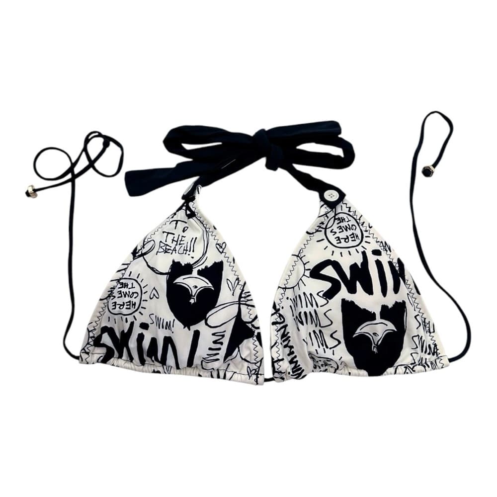 Marc by Marc Jacobs Y2K Whimsical Lolita Bikini Set Top Size XL / Bottom Size L