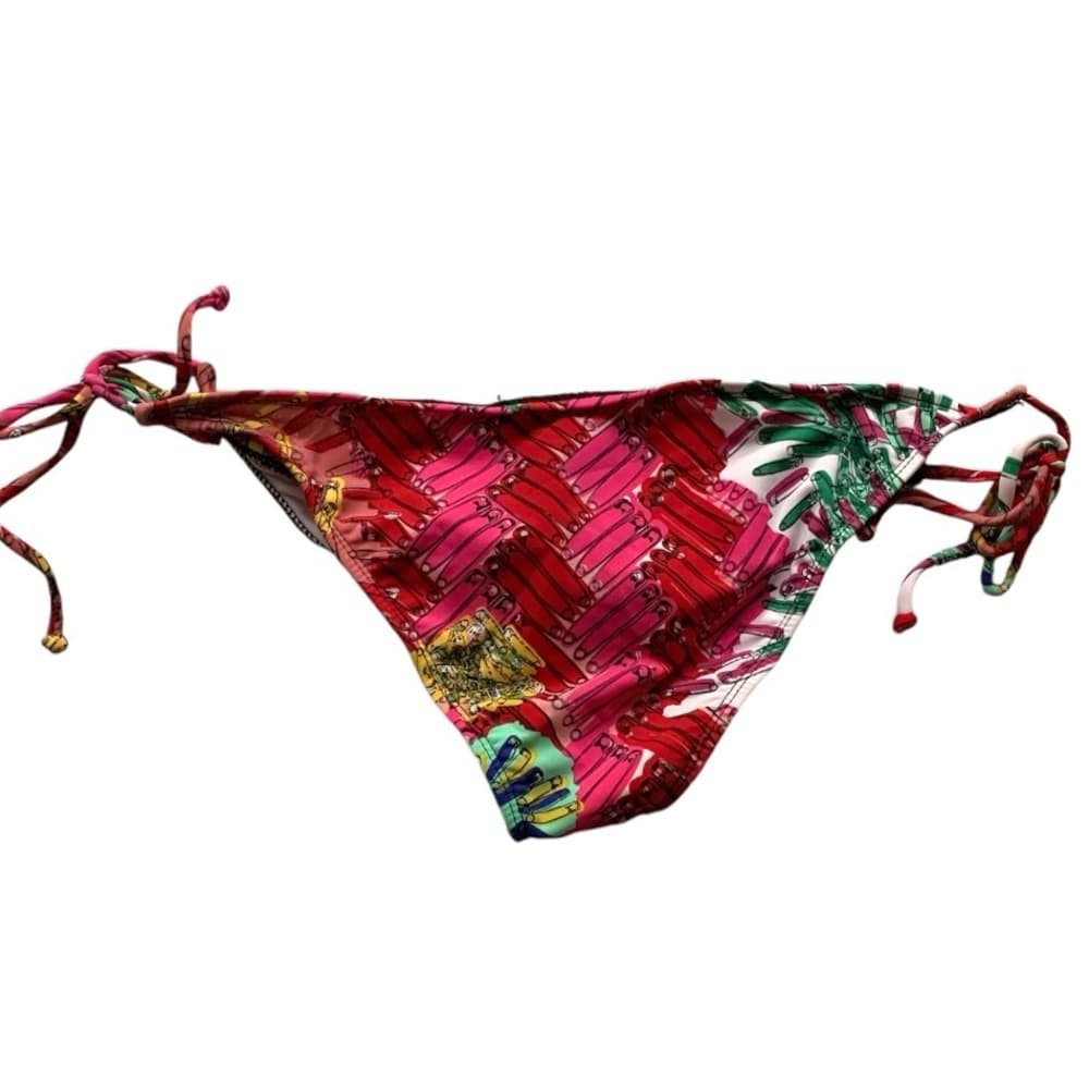 Zac Posen for Target Multi Colored Safety Pin Bikini XL Top Medium Bottom