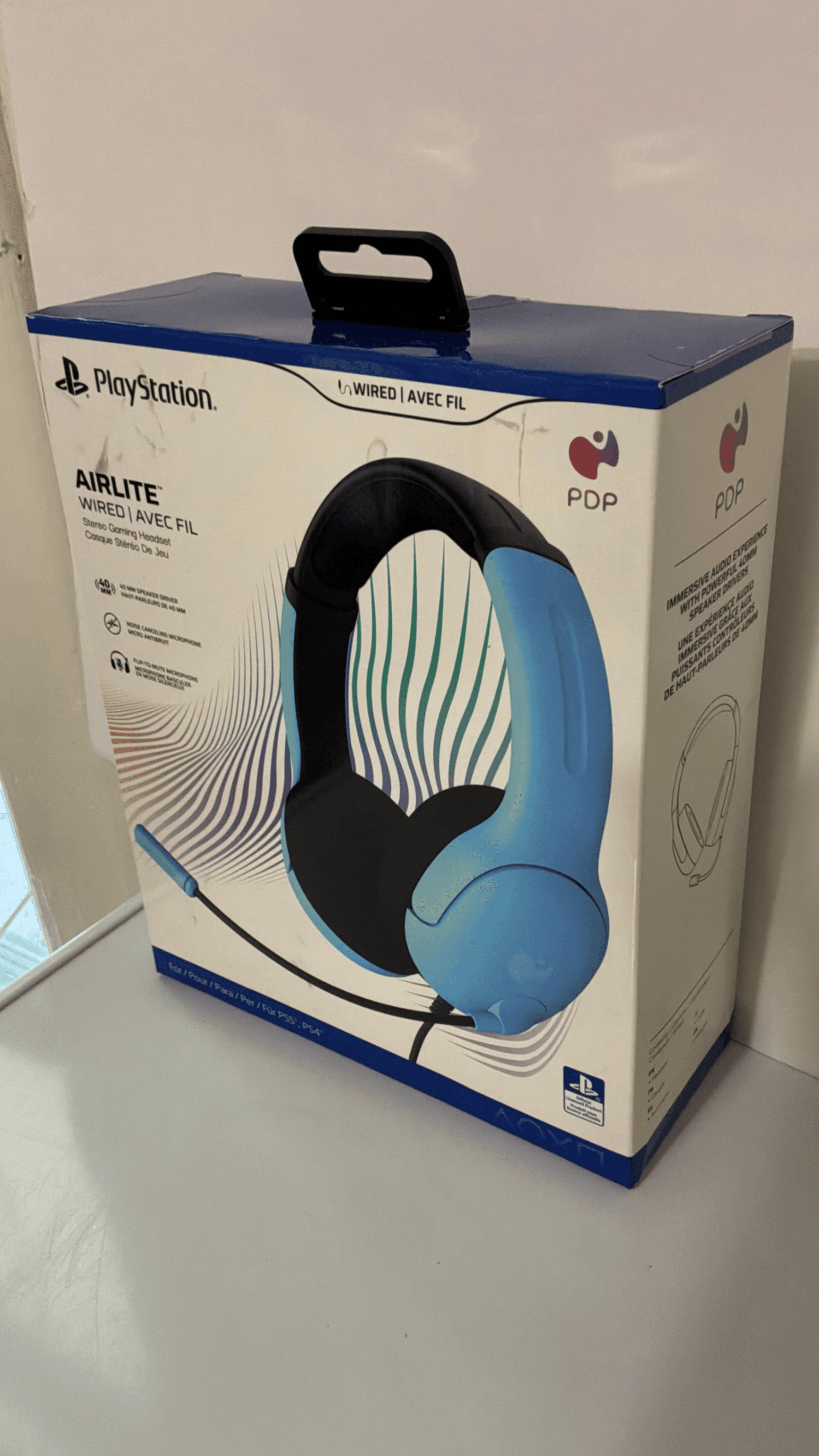 PDP Airlite Wired Stereo Gaming Headset for PlayStation