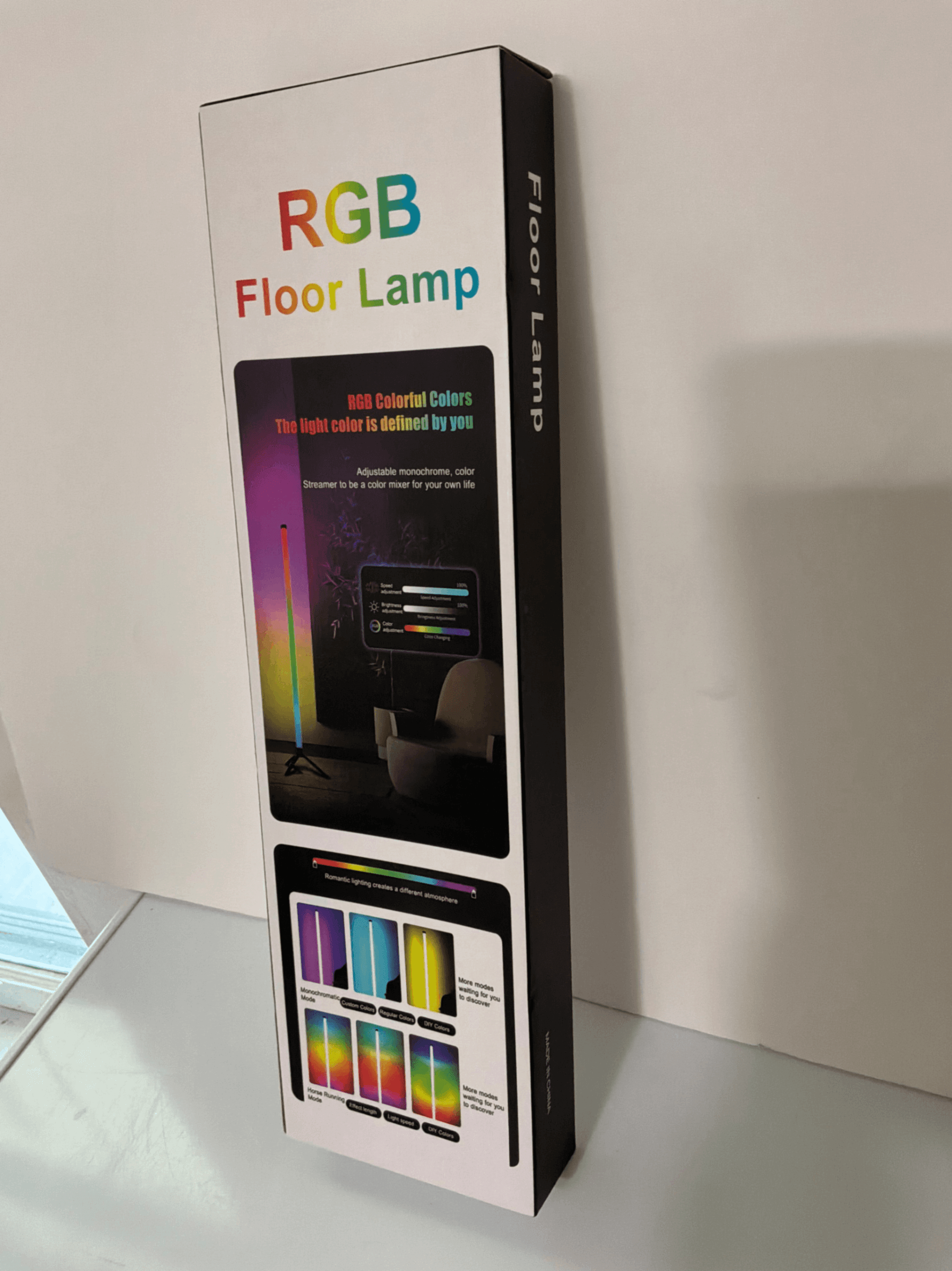 RGB Floor Lamp with Adjustable Colors