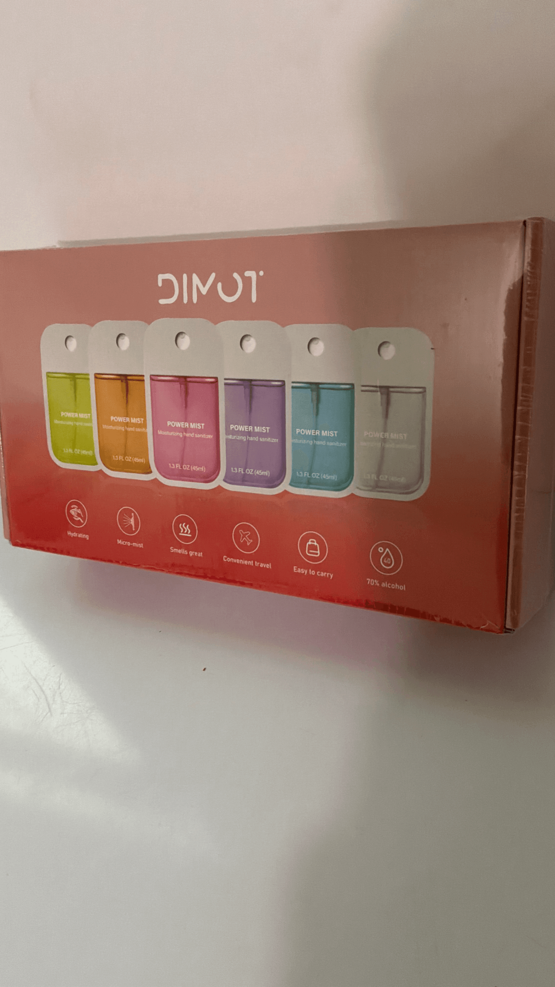 DIMO Power Mist Hand Sanitizer Set 1.3 Fl Oz Each
