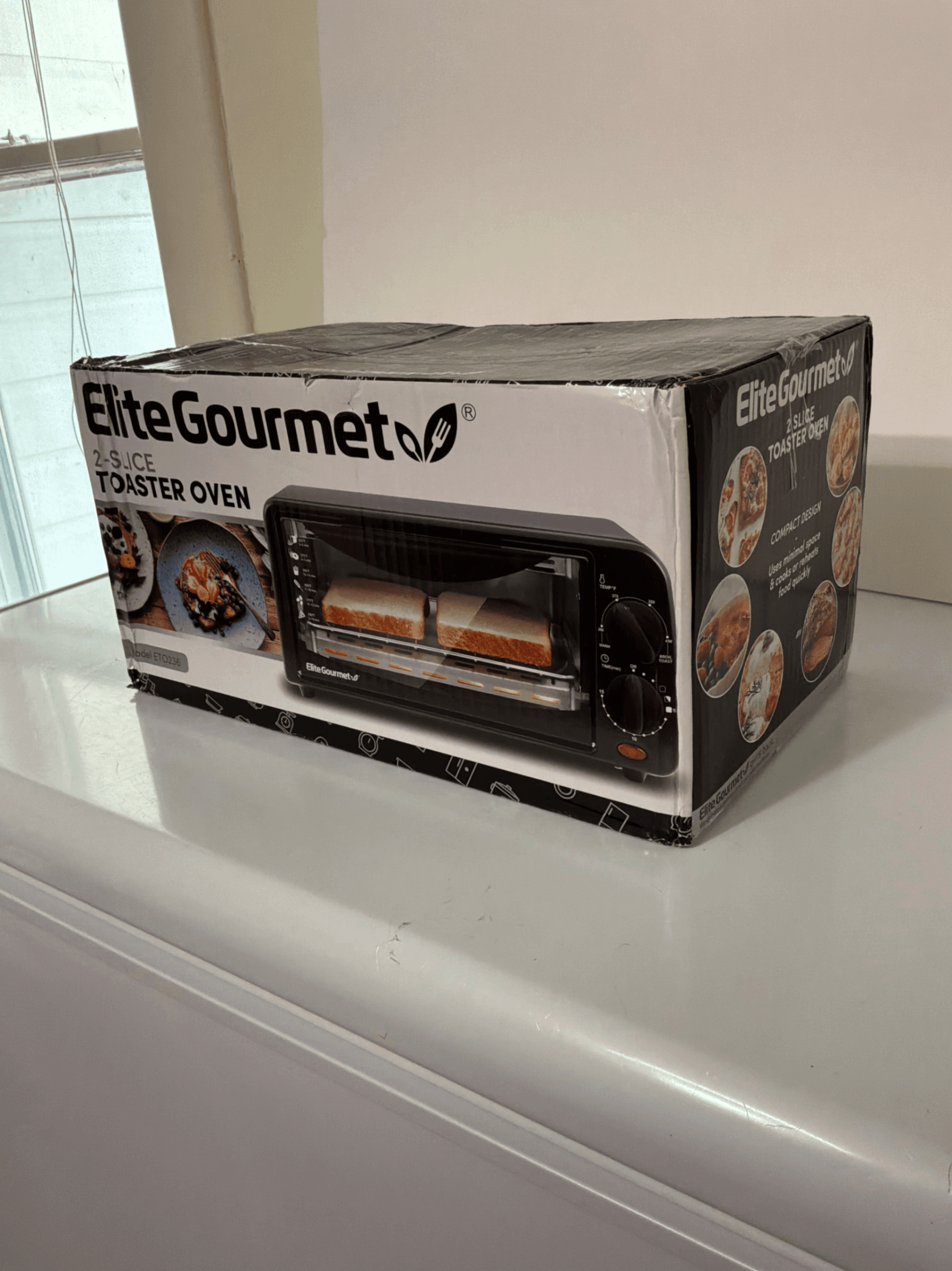 Elite Gourmet 2-Slice Toaster Oven