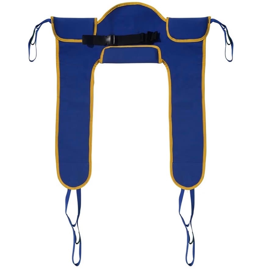 ToHiYWZ Blue & Yellow Patient Lift Sling - Size M, 450 lb Capacity, New in Package