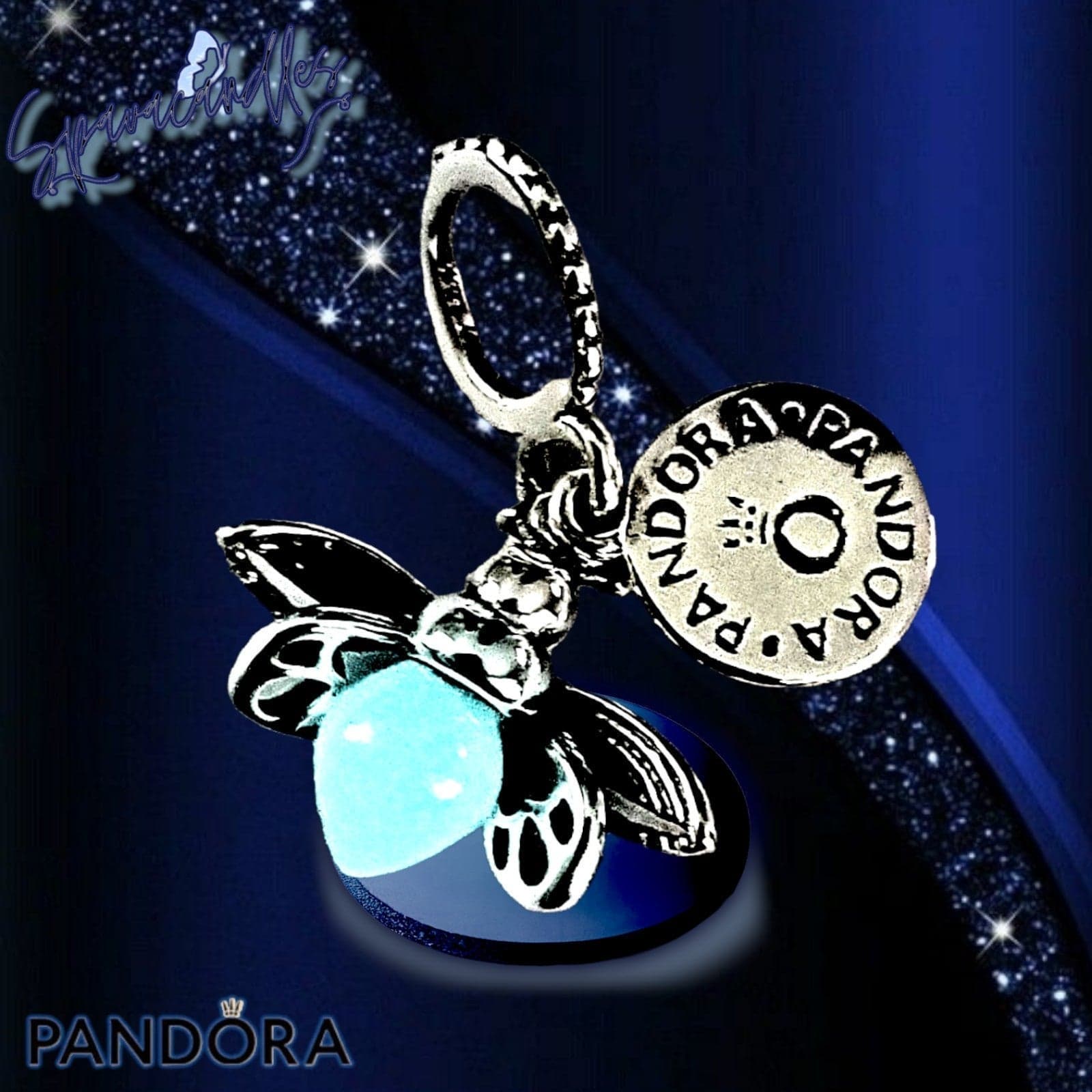 Pandora Glow in the Dark Light up bug US SELLER free shipping