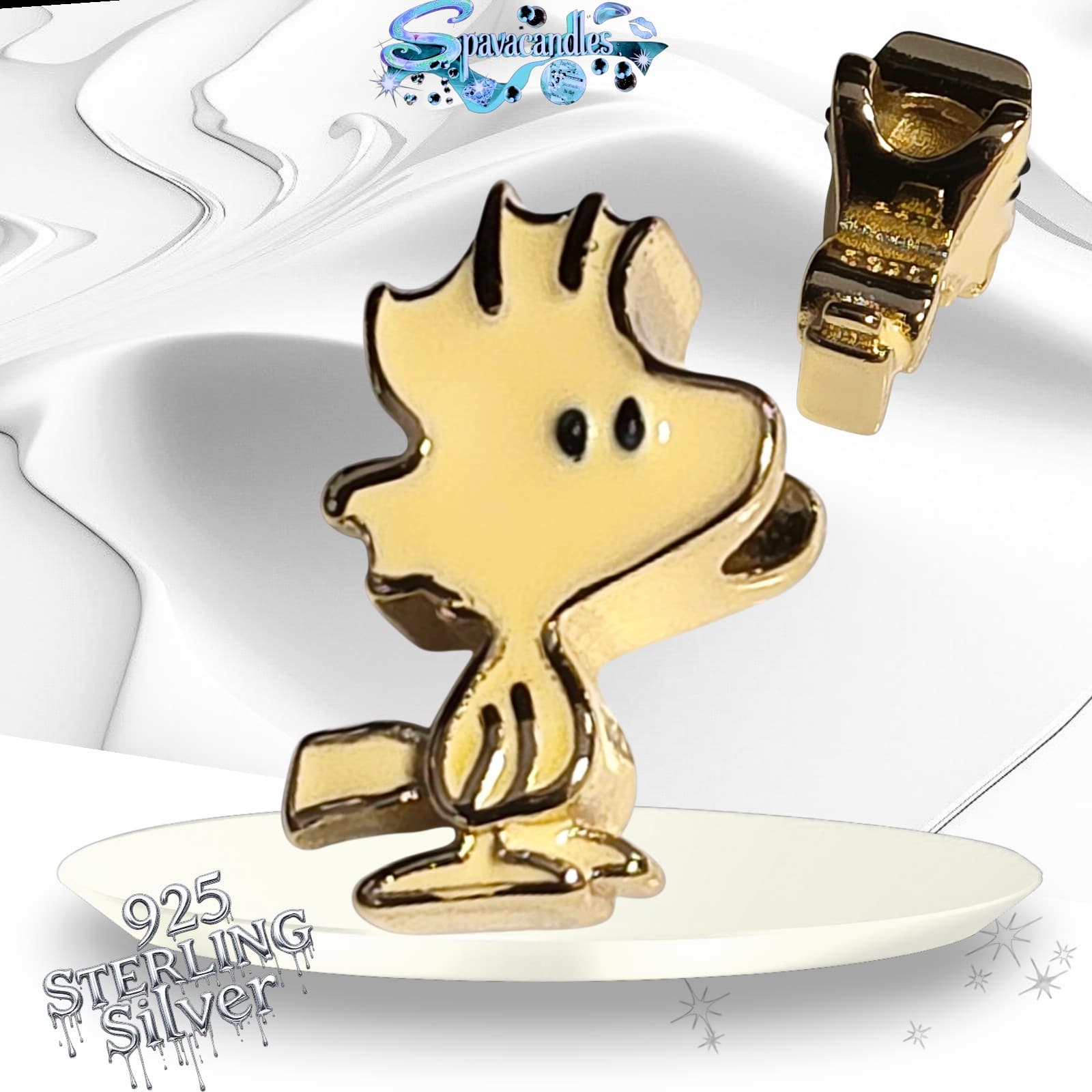 925 Sterling Silver Peanuts Gang Woodstock Charm US SELLER
