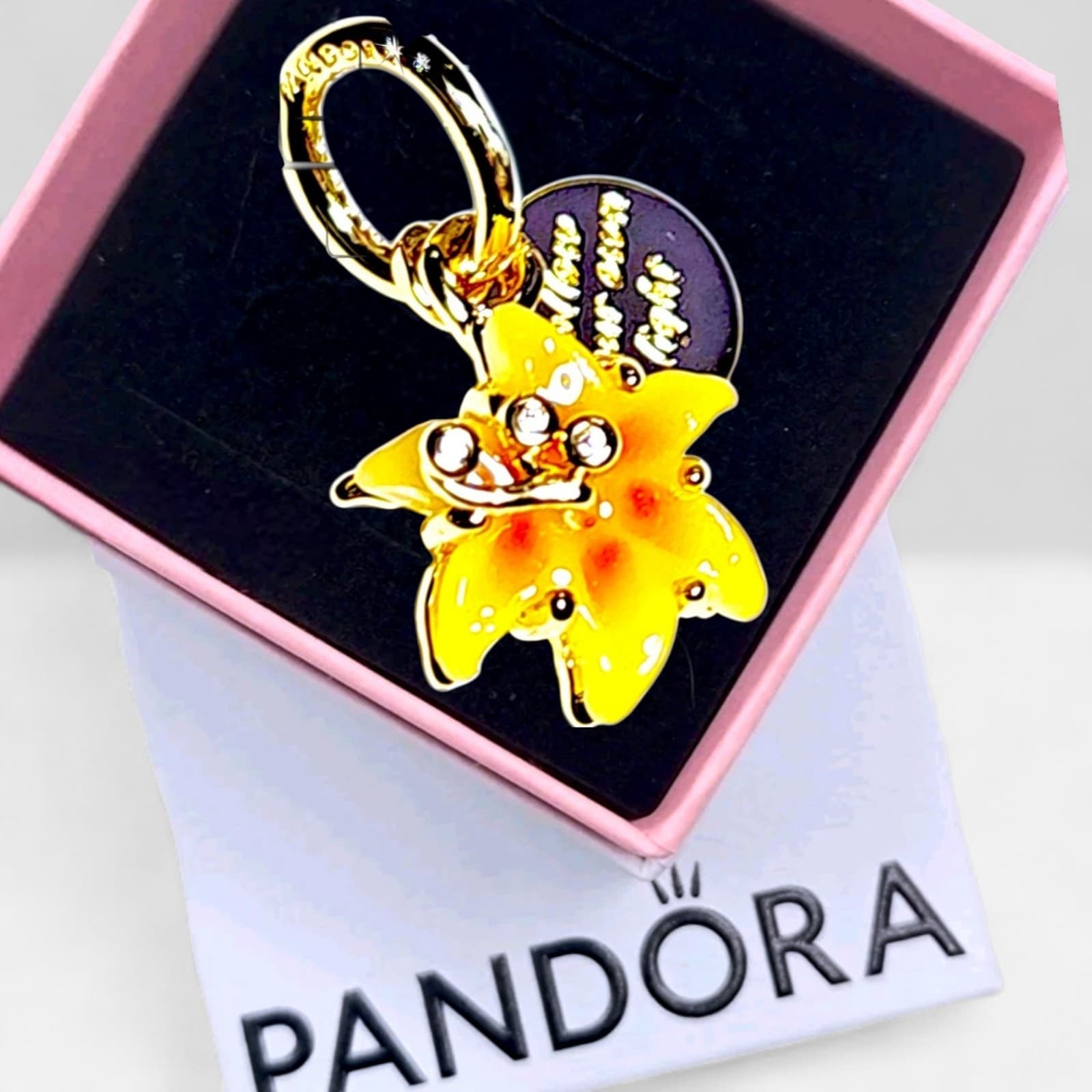 Disney Tangled Sundrop Flower Glow-in-the-dark Charm US SELLER
