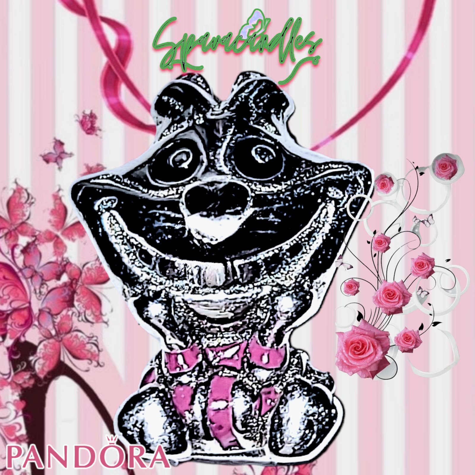 Pandora, New Bracelet Charms, Disney Alice in Wonderland Cheshire Cat , Sterling
