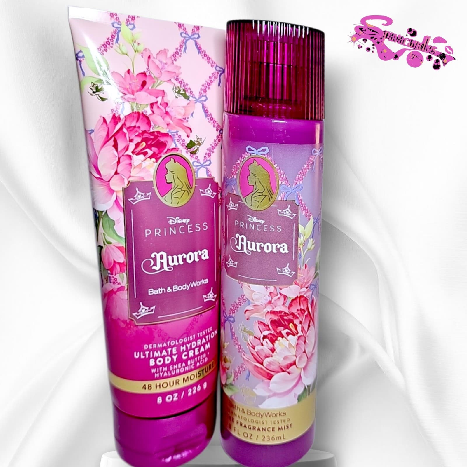 Bath & Body Works Disney Princess Aurora body mist & lotion set-limited edition