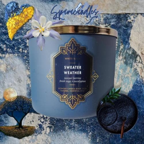 Bath & Body Works Sweater Weather 3 Wick Candle 14.5 oz. New 2022