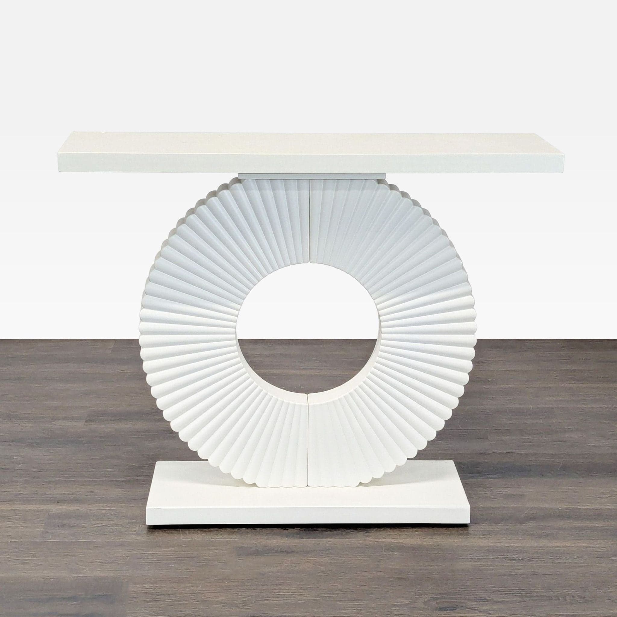 Tribesigns Modern Console with Geometric Base