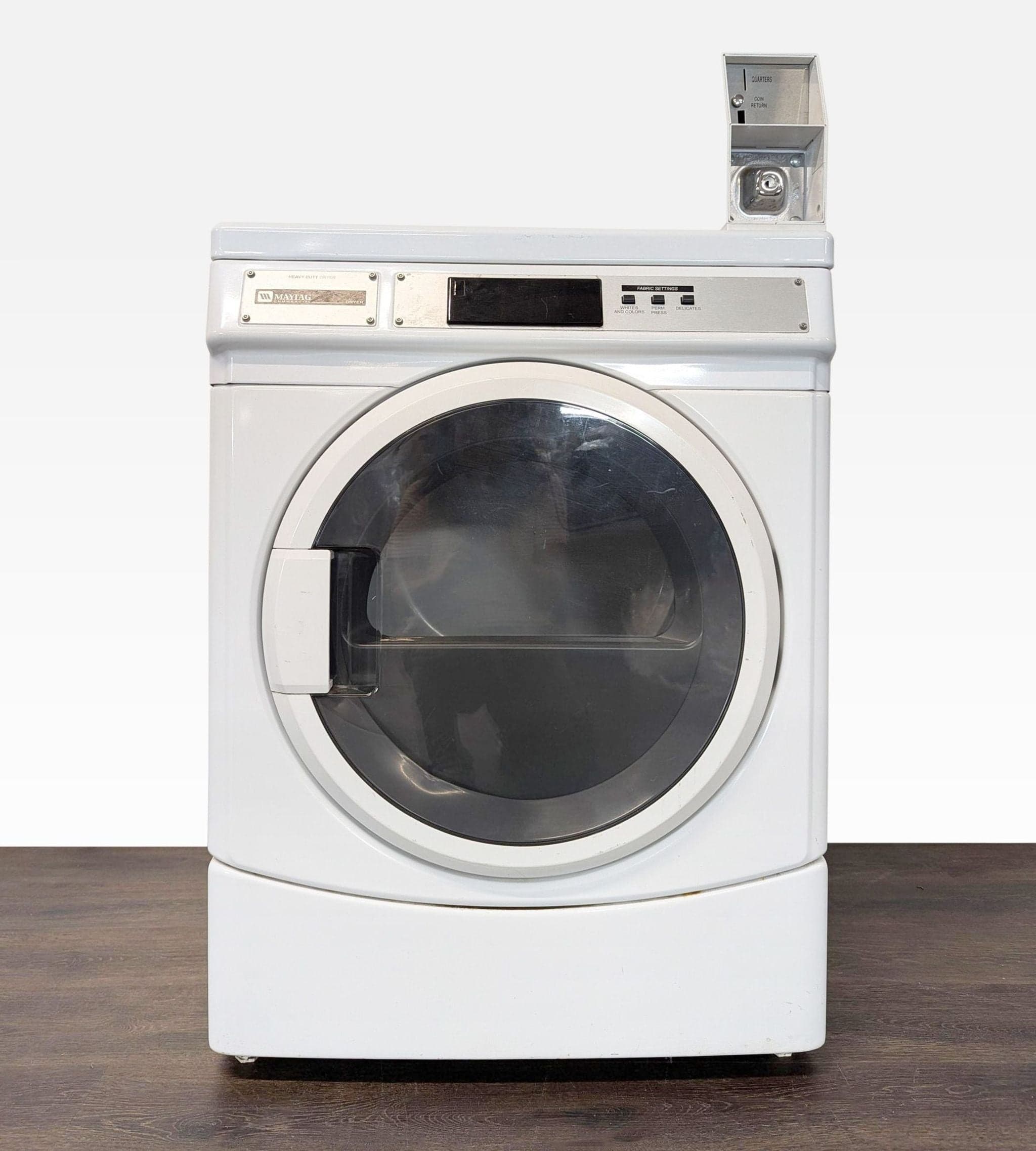 Maytag Commercial Front Load Dryer White