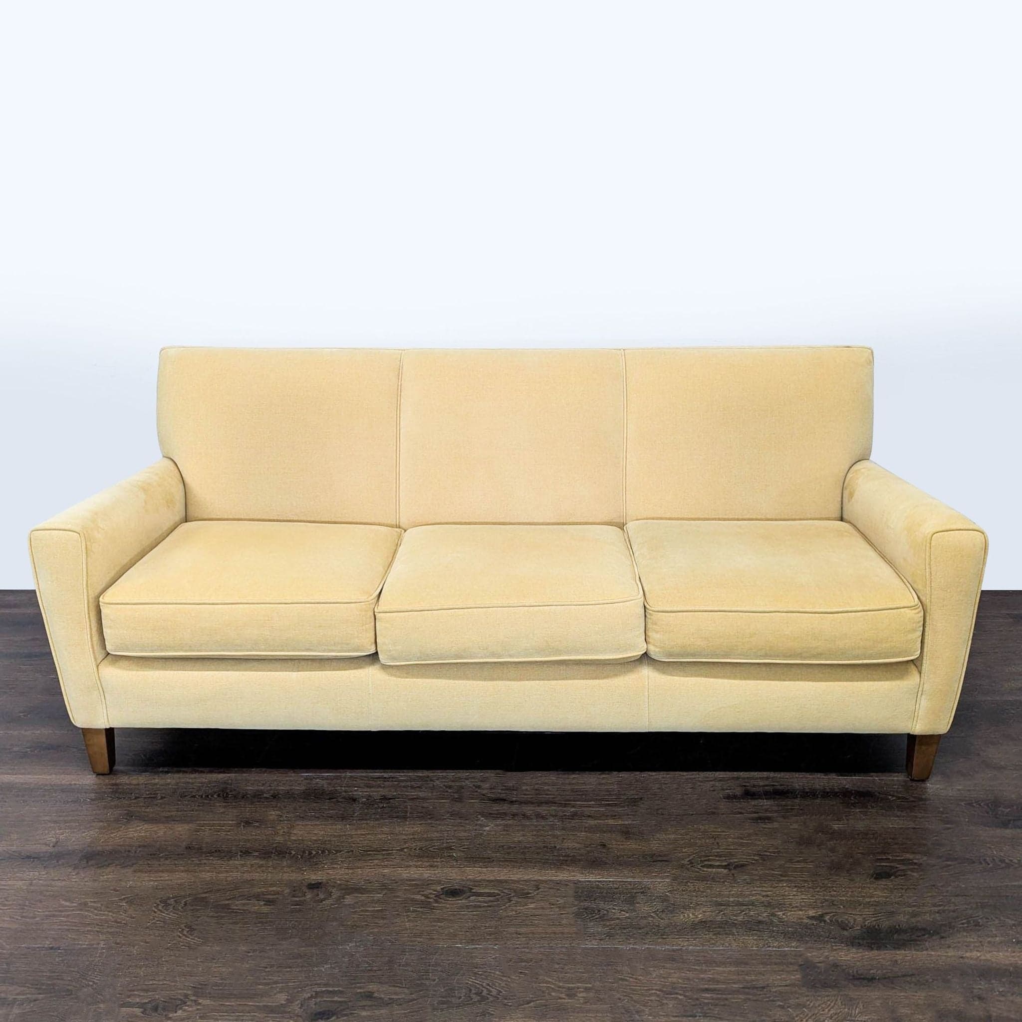 Room and Board 3-Seat Sofa in Light Beige Fabric