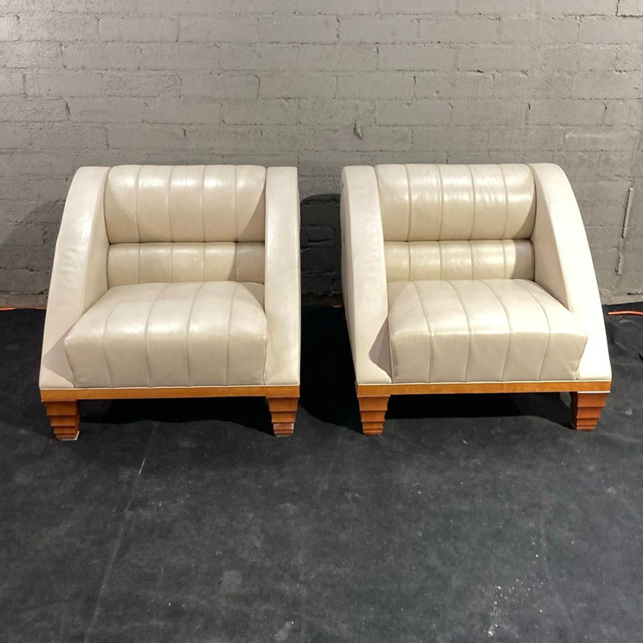 Leon Krier for Giorgetti "Aries" Club Chairs