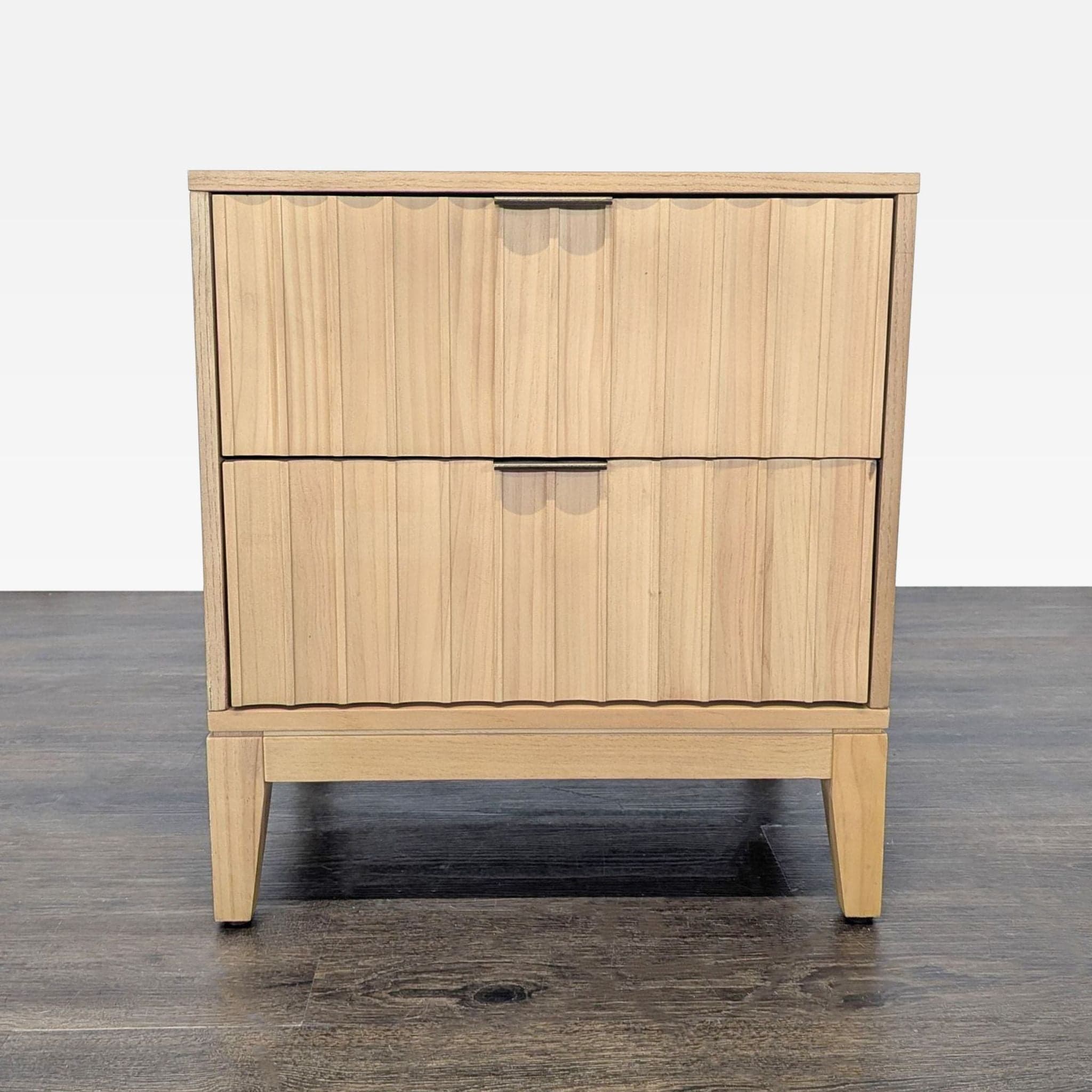 Threshold with Studio McGee Side Thousand Oaks Wood Scalloped Side Table