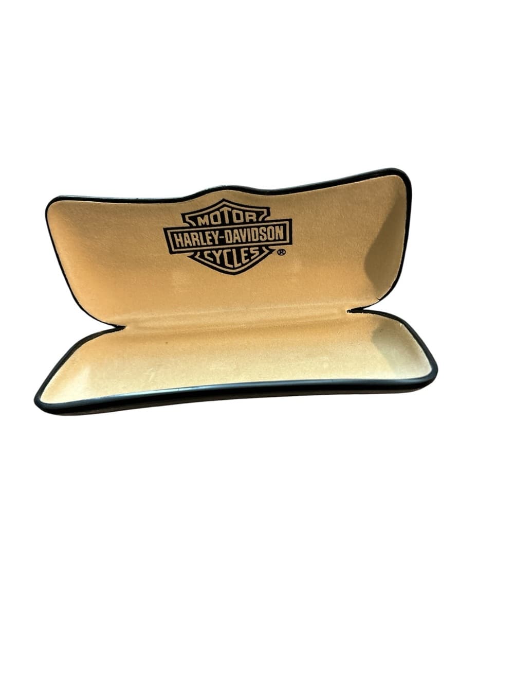 Certified Motor Harley-Davidson Cycles Sun Glasses Case, Black And Silver