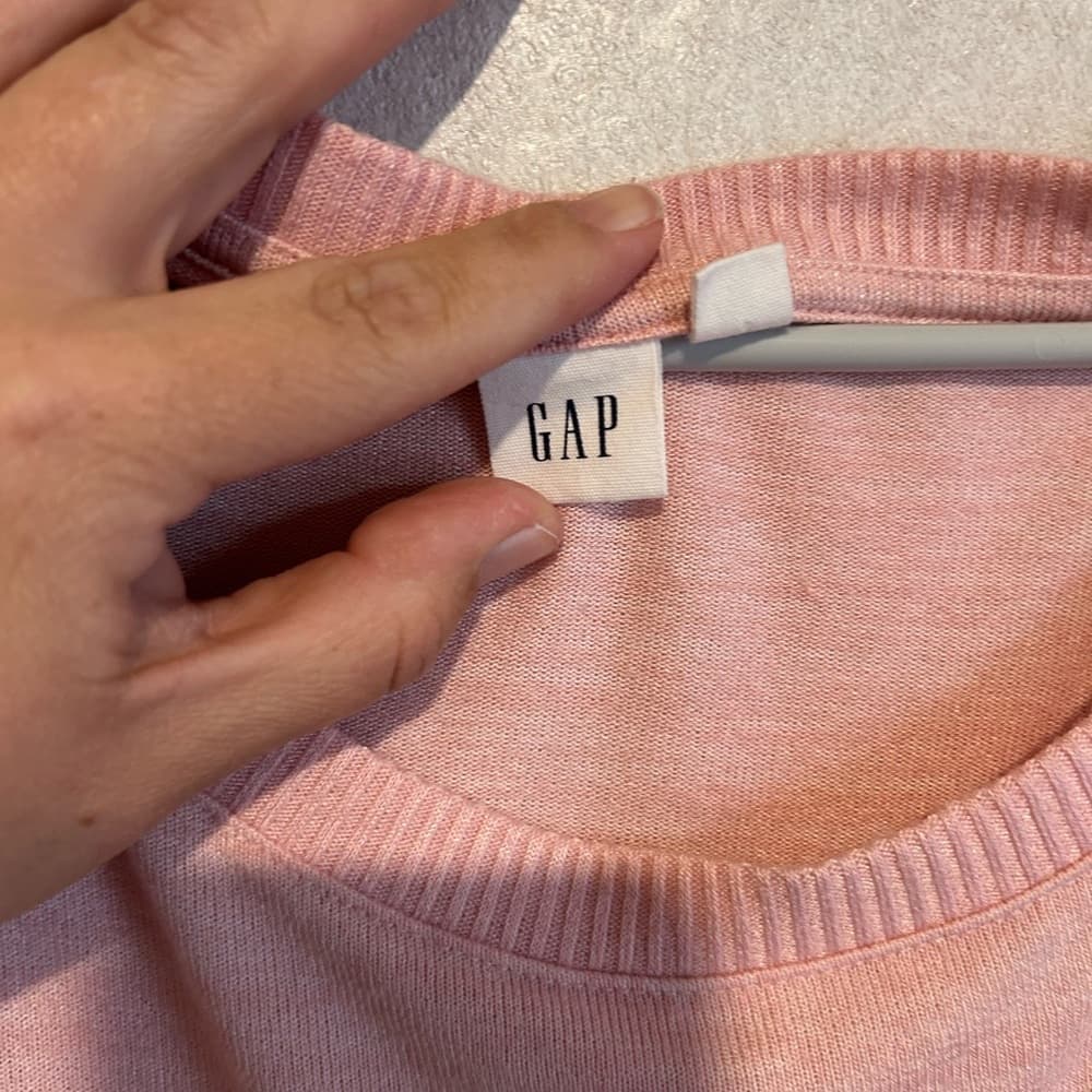 Women’s Pink Blouse, From Gap, Plus Size XXL, Made From Poly And Rayon