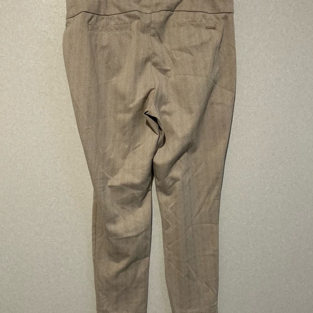 Women’s Anne Klein Beige Dress Pants Size Large Made In Egypt