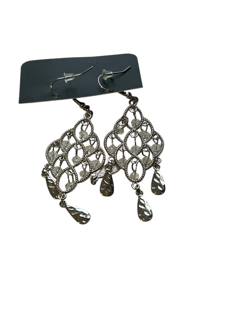 Women’s Dangle Earrings, Fashion Jewelry Earrings With Crystals & Silver color