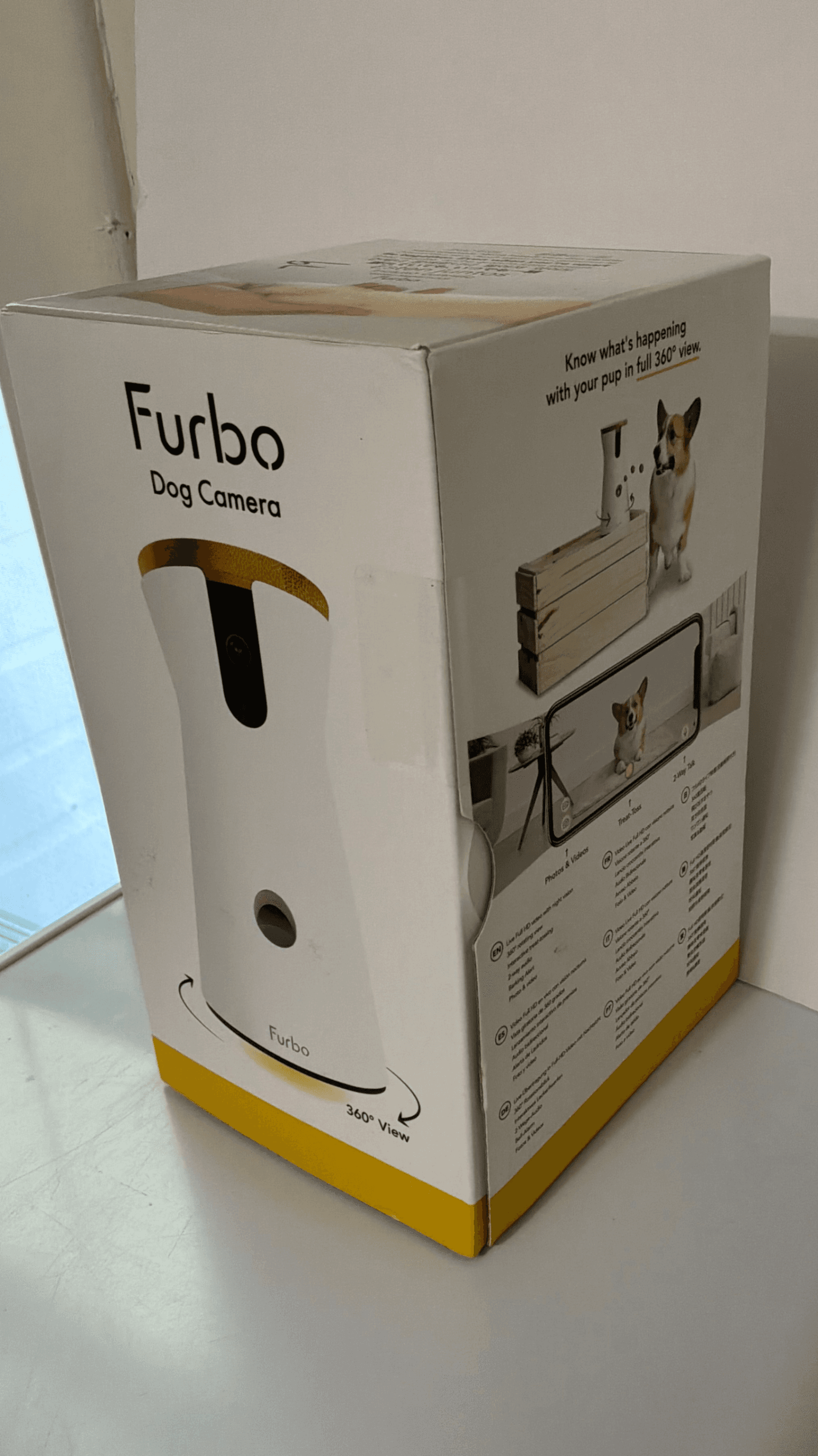 Furbo Dog Camera with 360° View and Treat Dispenser