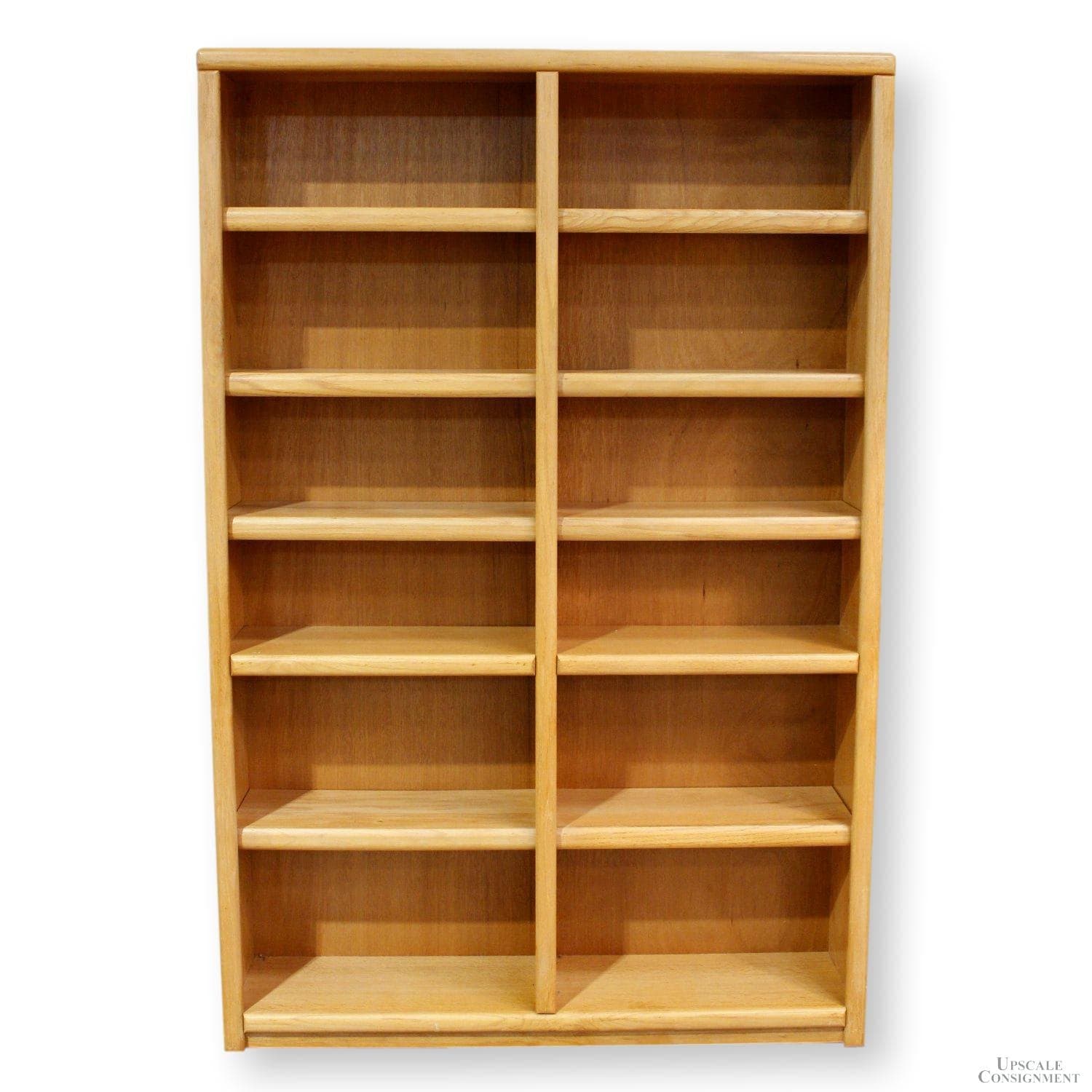 Oak 6' Double Bookcase - Golden Oak