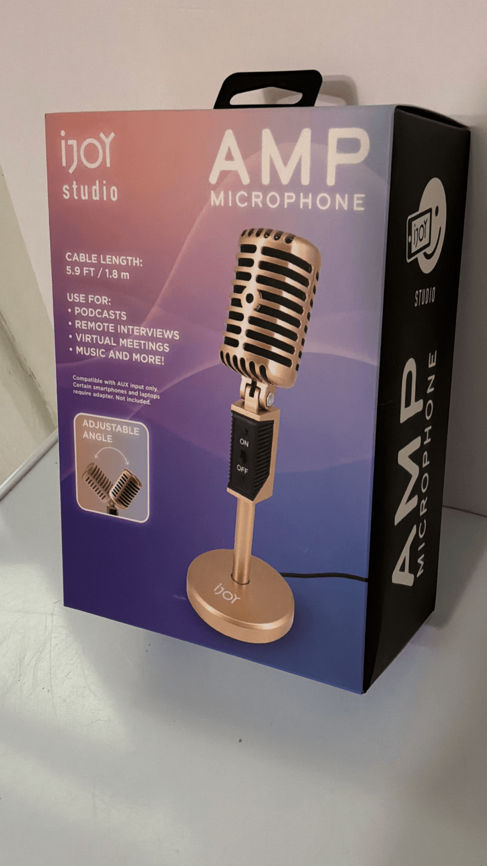 iJoy AMP Microphone with Adjustable Angle