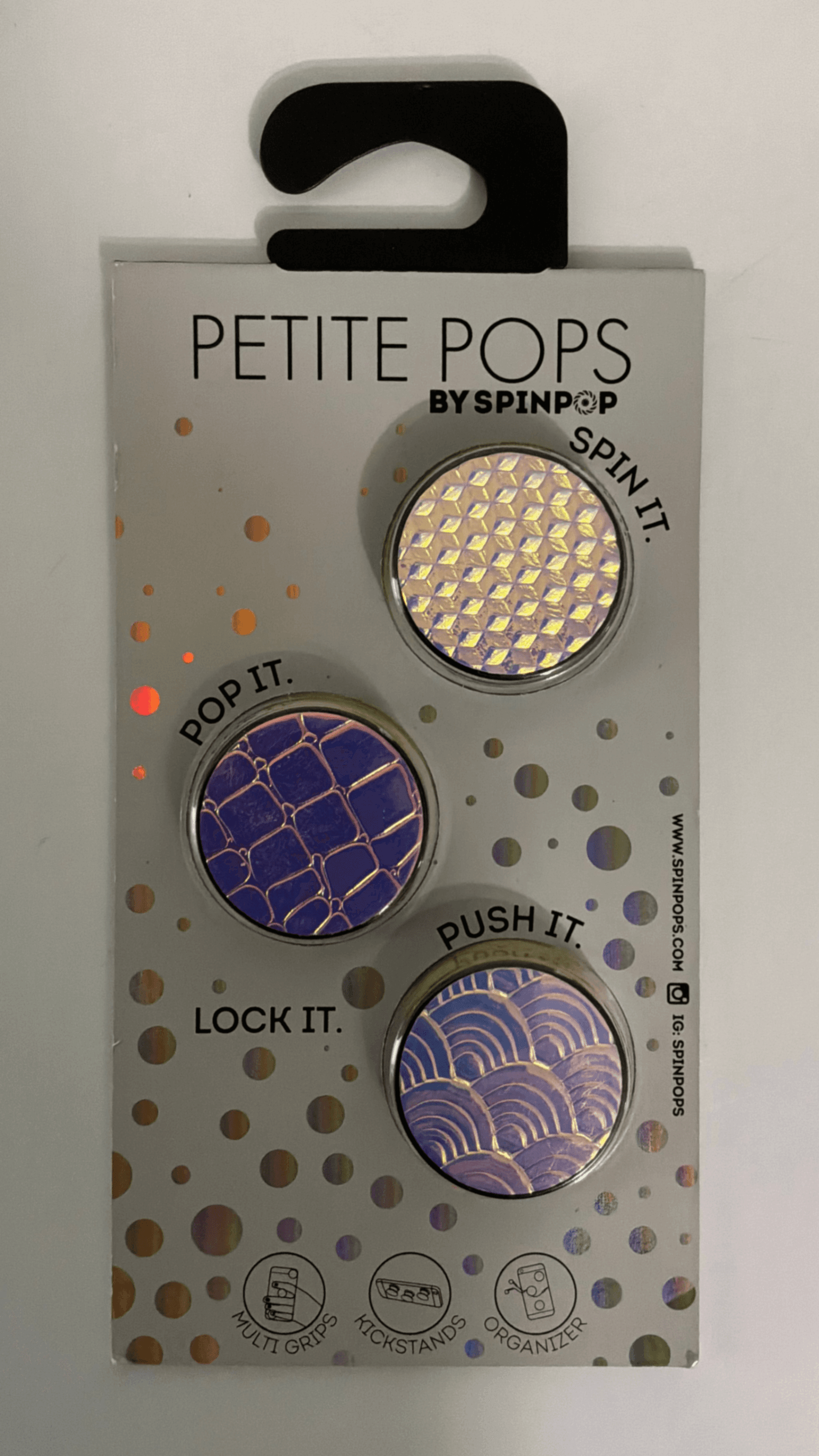 SpinPop Petite Pops Multi Grips and Kickstands