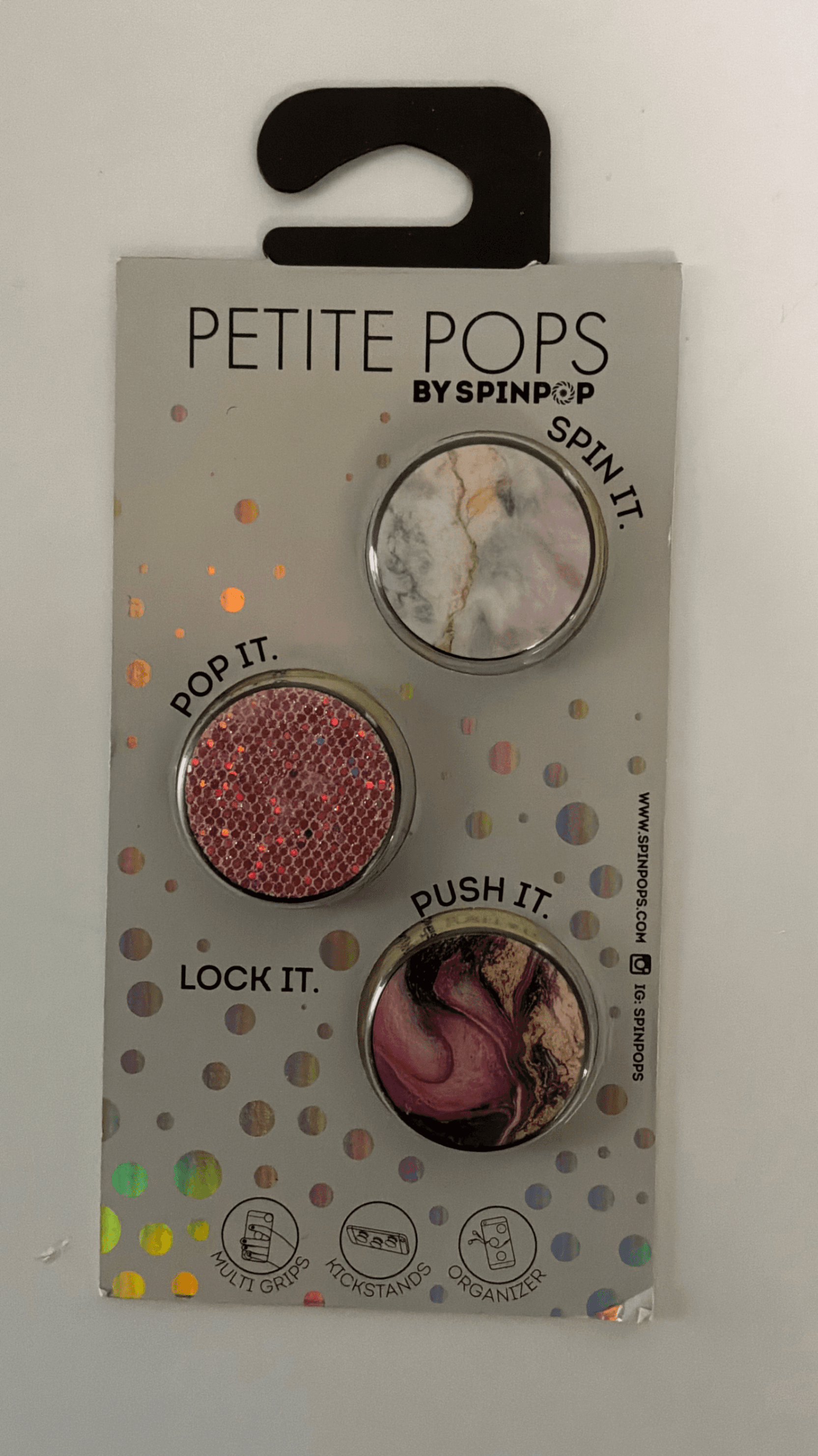 SpinPop Petite Pops Multi Grips and Kickstands