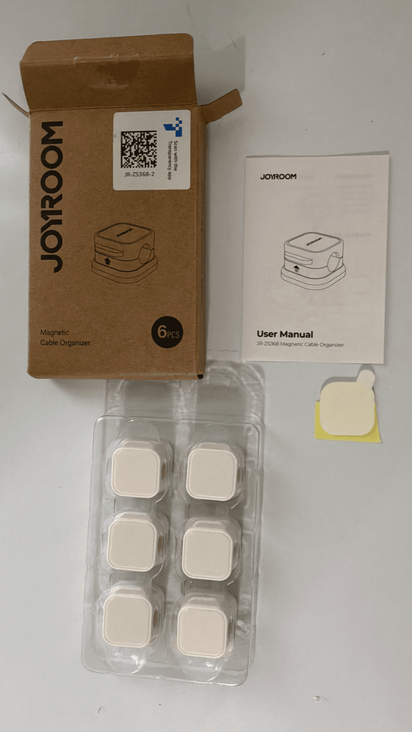 Joyroom Magnetic Cable Organizer 6-Pack JR-ZS368