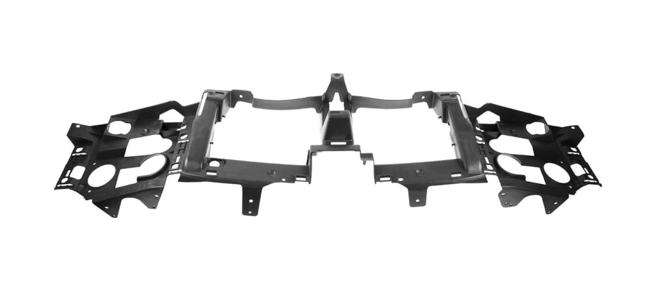 Header Panel for Headlight and Grille Mounting - for 2002-2006 Chevrolet Trailblazer EXT with Full Width Grille Bar