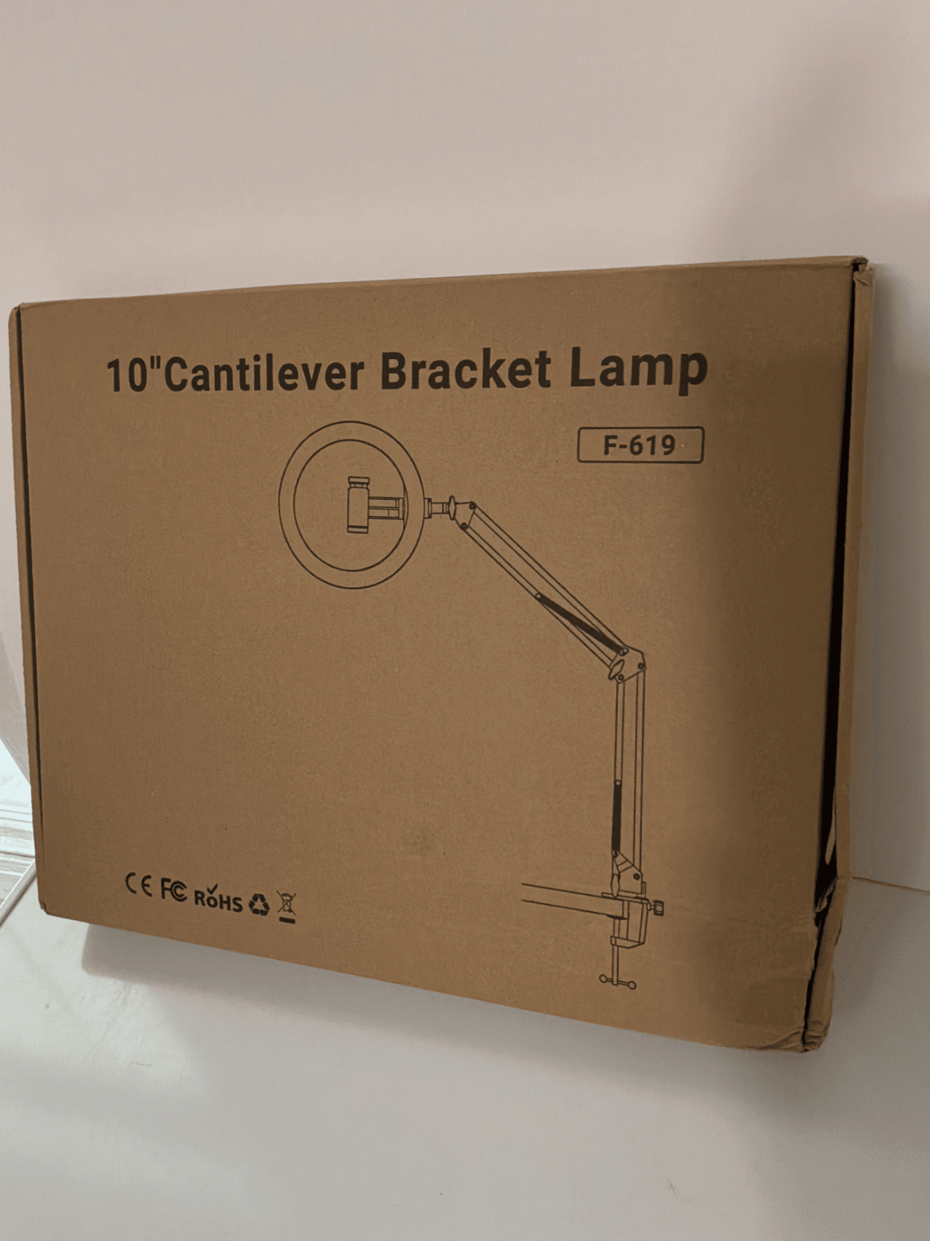 10" Cantilever Bracket Lamp F-619