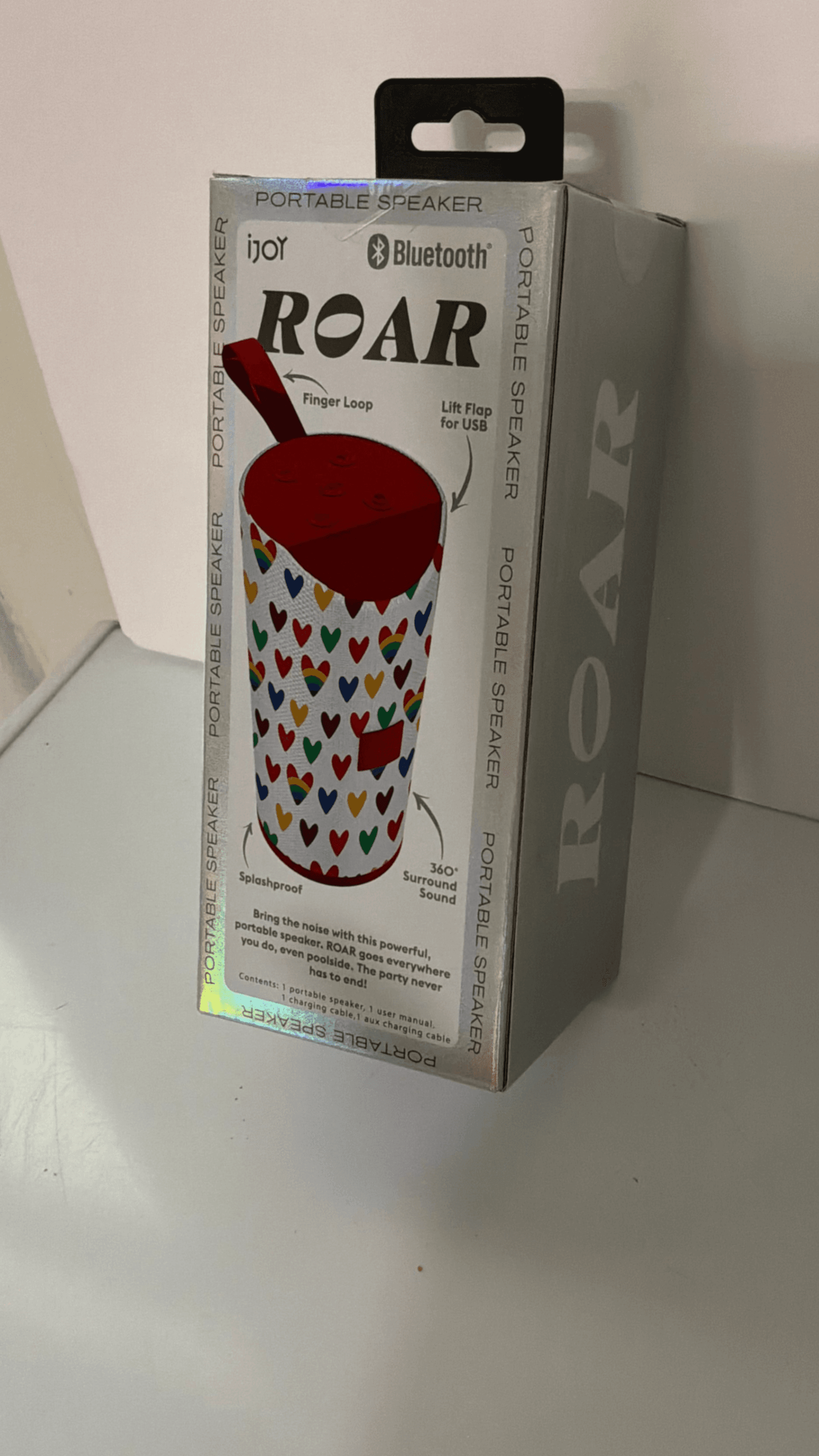 iJoy ROAR Bluetooth Portable Speaker Splashproof