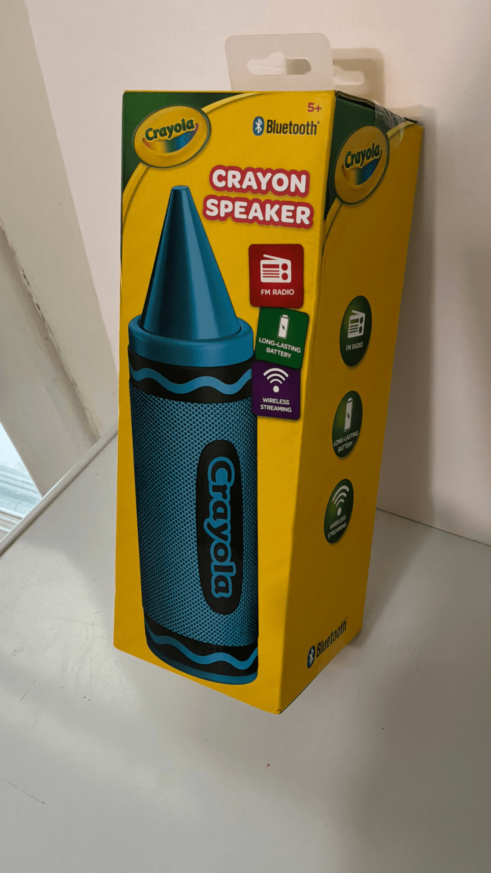 Crayola Bluetooth Crayon Speaker with FM Radio