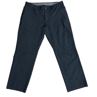 Under Armour Mens Golf Pants Charcoal Grey Marled Performance 38x30