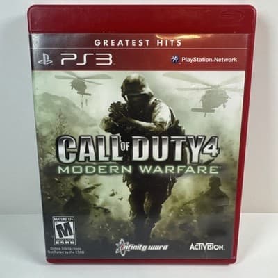Call of Duty 4 Modern Warfare Greatest Hits (2010) – PS3 – Sony – Infinity Ward