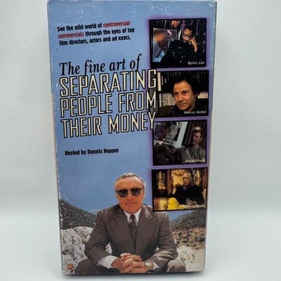 The Fine Art of Separating People From Their Money VHS Dennis Hopper David Bowie