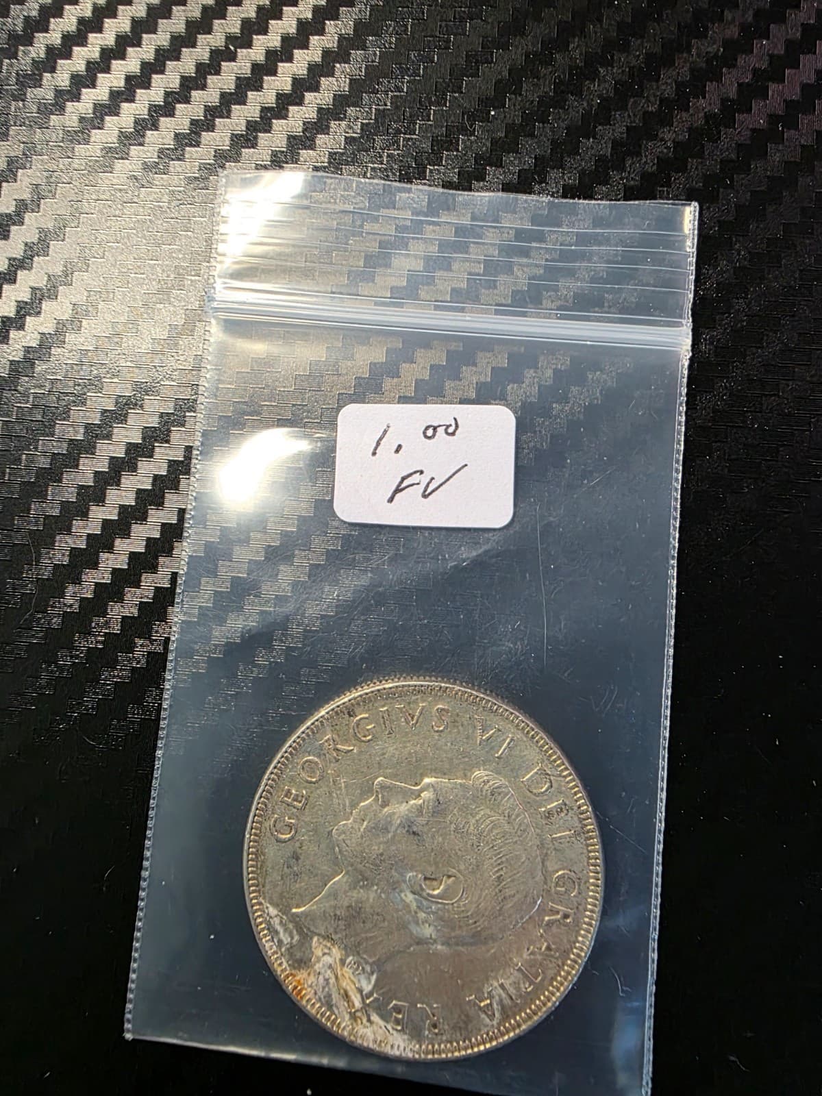 1949 Canada Silver Dollar • Newfoundland Matthew Ship • 80% Silver • Canadian $1