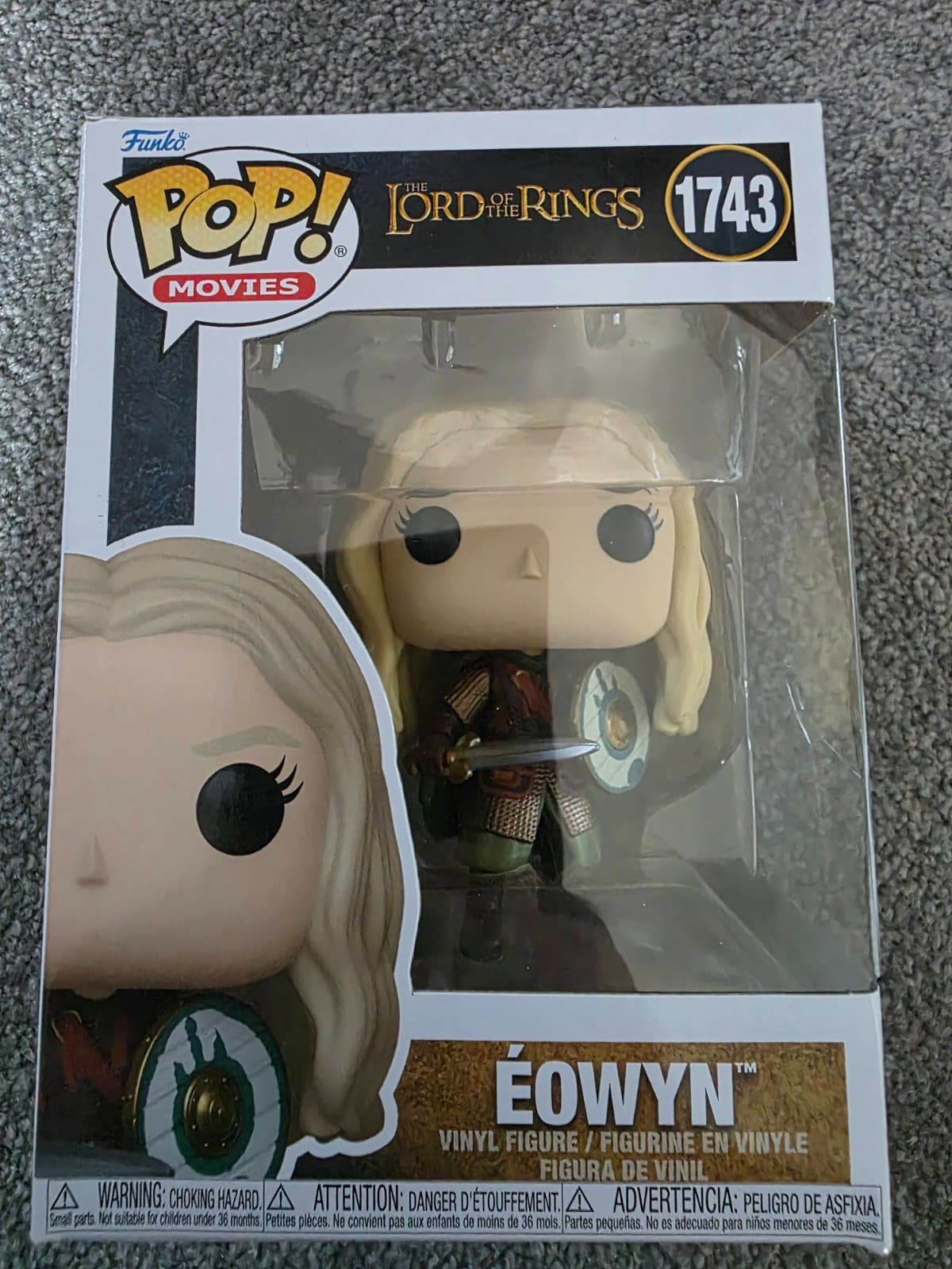 Funko Pop Éowyn #1743 – Lord of the Rings - LOTR Vinyl Figure – Collector Box