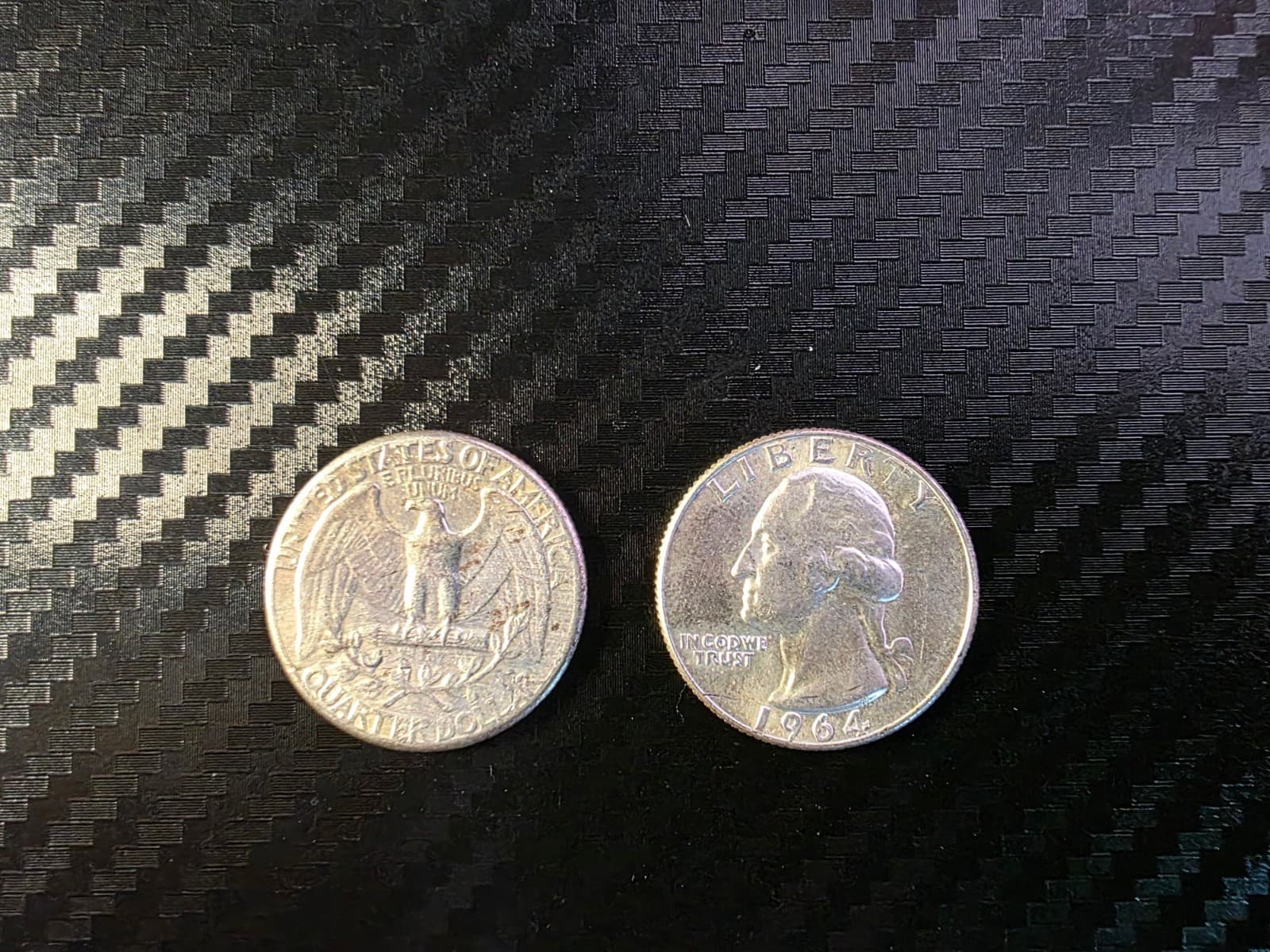 1964 & earlier Washington Quarter 90% Silver US Coin Circulated Quarter