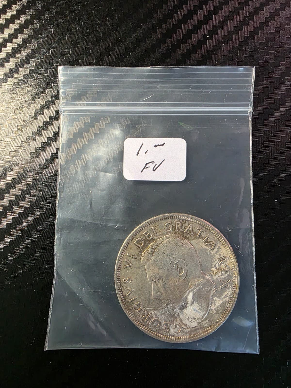 1952 Canada Silver Dollar • King George VI • 80% Silver • Canadian $1 Coin