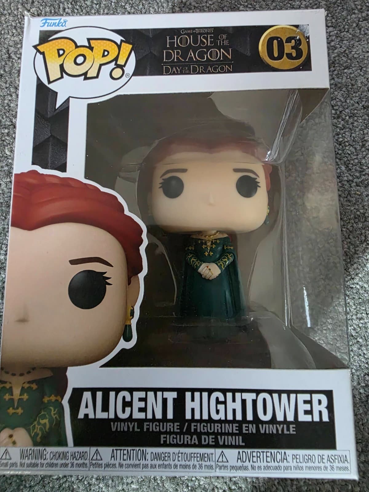 Funko Pop Alicent Hightower #03 – House of the Dragon – Collector Box
