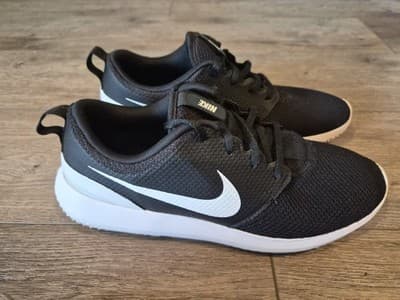 Nike Roshe G Black White Spikeless Women's Golf Shoes Size 9.5 AA1851-002