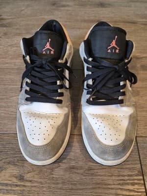 Nike Air Jordan 1 Low Flight Club Magic Ember Black Grey Men's Size 11