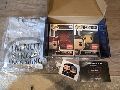 Marvel Collector Corps Box – WandaVision & Falcon/Winter Soldier – 2 Funko Pops